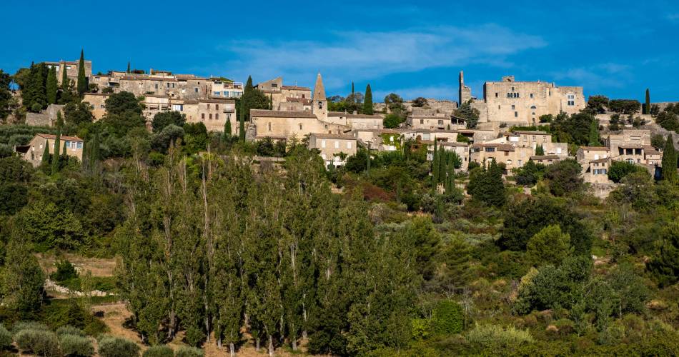 village du Crestet Vaucluse Provence vignobles panorama